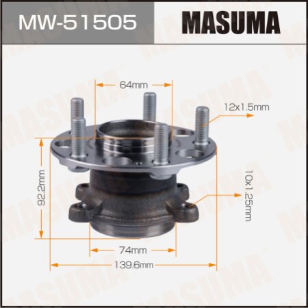 Wheel hub assembly Masuma, MW-51505