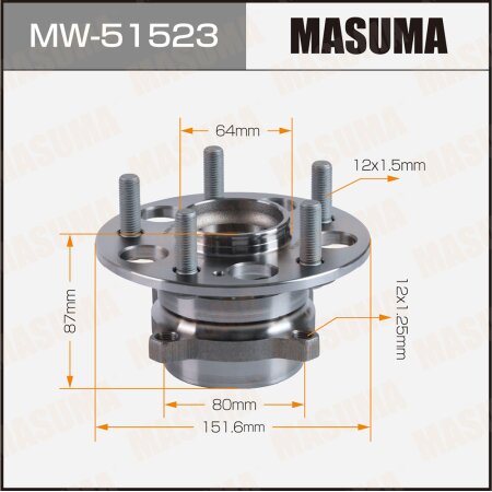 Wheel hub assembly Masuma, MW-51523