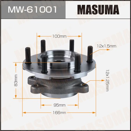 Wheel hub assembly Masuma, MW-61001
