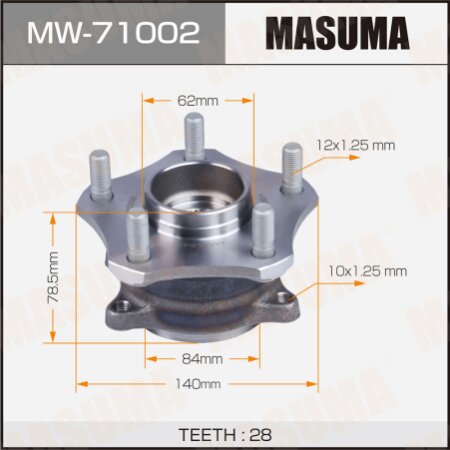 Wheel hub assembly Masuma, MW-71002