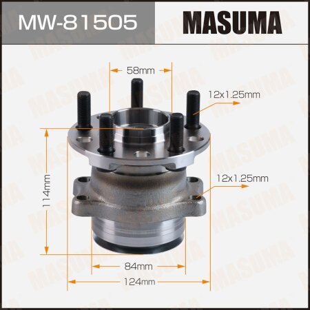 Wheel hub assembly Masuma, MW-81505