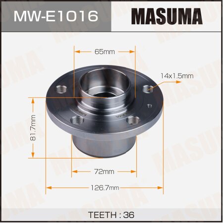 Wheel hub assembly Masuma, MW-E1016