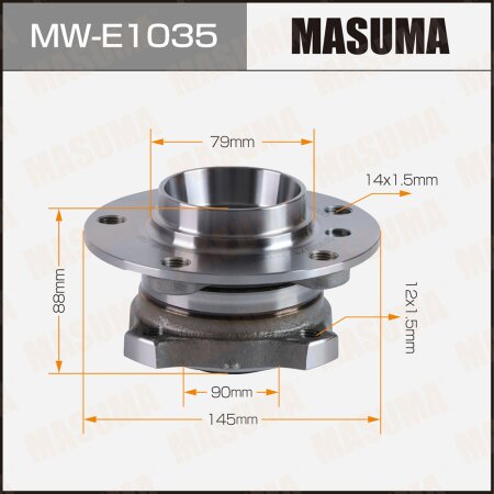 Wheel hub assembly Masuma, MW-E1035