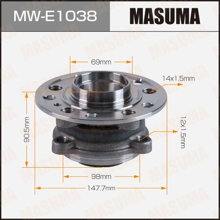 Wheel hub assembly Masuma, MW-E1038