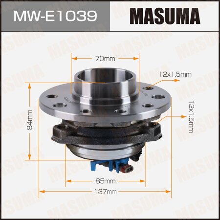 Wheel hub assembly Masuma, MW-E1039