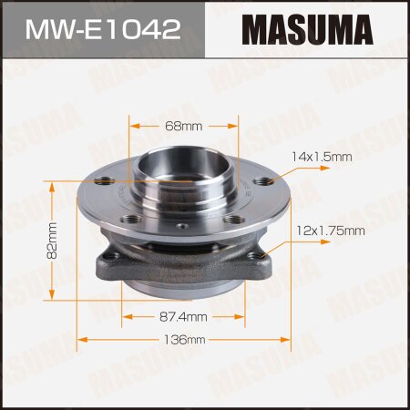 Wheel hub assembly Masuma, MW-E1042