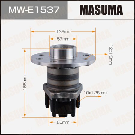 Wheel hub assembly Masuma, MW-E1537