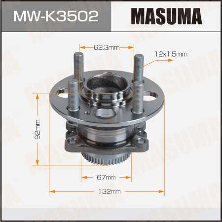 Wheel hub assembly Masuma, MW-K3502