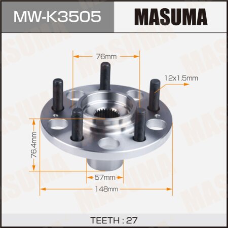 Wheel hub assembly Masuma, MW-K3505