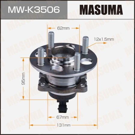 Wheel hub assembly Masuma, MW-K3506