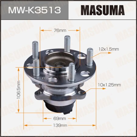 Wheel hub assembly Masuma, MW-K3513