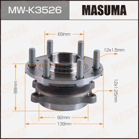 Wheel hub assembly Masuma, MW-K3526