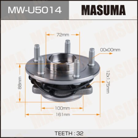 Wheel hub assembly Masuma, MW-U5014