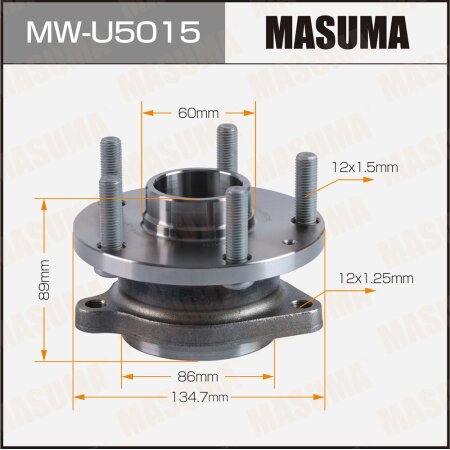 Wheel hub assembly Masuma, MW-U5015