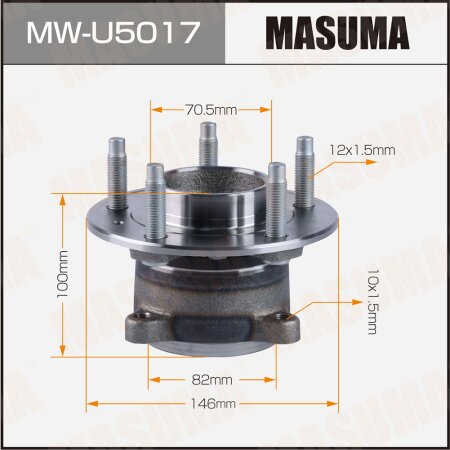 Wheel hub assembly Masuma, MW-U5017