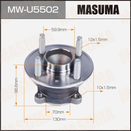 Wheel hub assembly Masuma, MW-U5502