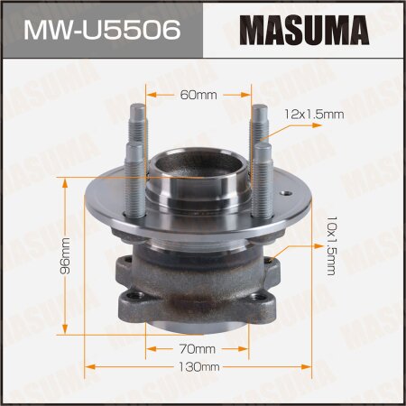 Wheel hub assembly Masuma, MW-U5506