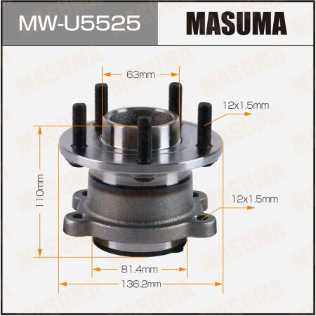 Wheel hub assembly Masuma, MW-U5525