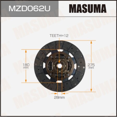 Clutch disc Masuma, MZD062U