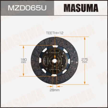 Clutch disc Masuma, MZD065U