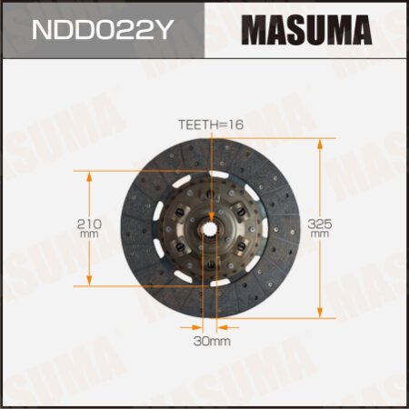 Clutch disc Masuma, NDD022Y
