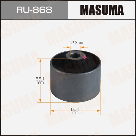 Silent block suspension bush Masuma, RU-868
