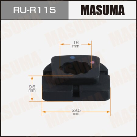 Radiator mounting bushing Masuma, RU-R115