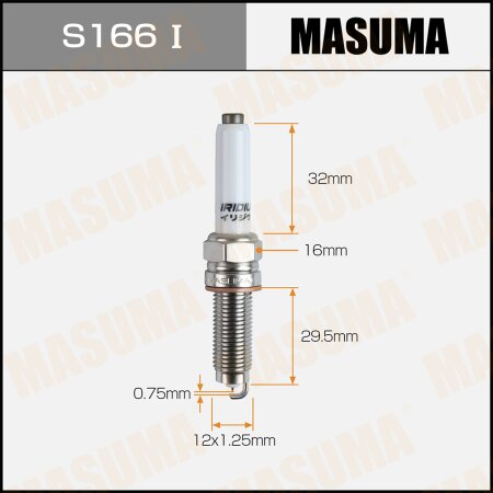 Spark plug Masuma iridium, S166I