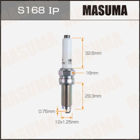 Spark plug Masuma iridium (95088) SILZKER8A8E, S168IP