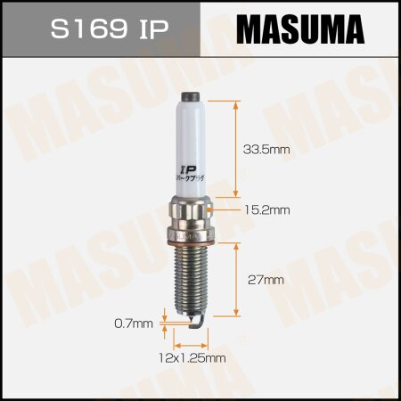 Spark plug Masuma iridium (93560) SILKGR9A7ES, S169IP