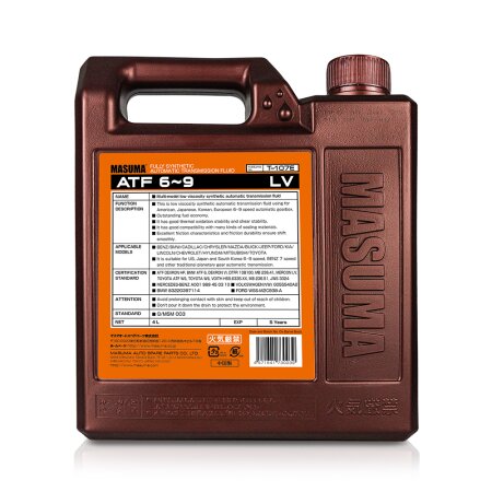 Transmission oil MASUMA ATF 6-9  4L, T-107E