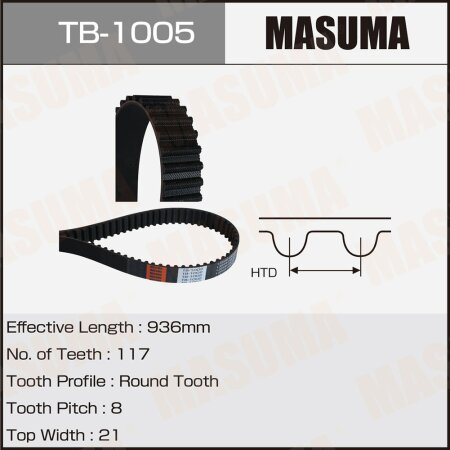 Timing belt Masuma, TB-1005