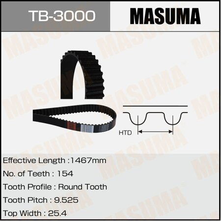 Timing belt Masuma, TB-3000