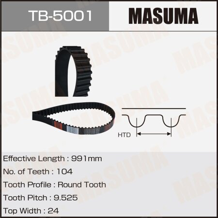 Timing belt Masuma, TB-5001