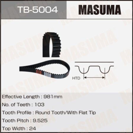 Timing belt Masuma, TB-5004