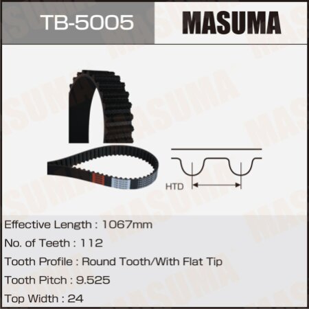 Timing belt Masuma, TB-5005