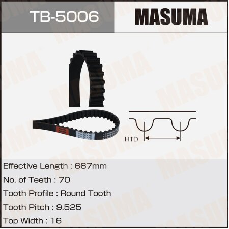 Timing belt Masuma, TB-5006