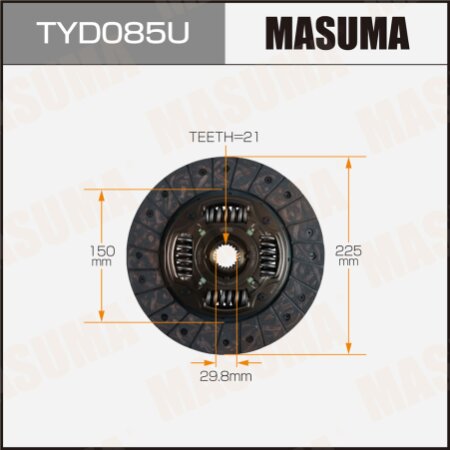 Clutch disc Masuma, TYD085U