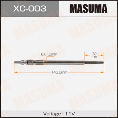 Glow plug Masuma, XC-003