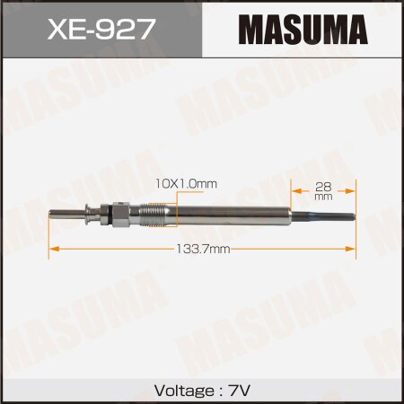 Glow plug Masuma, XE-927