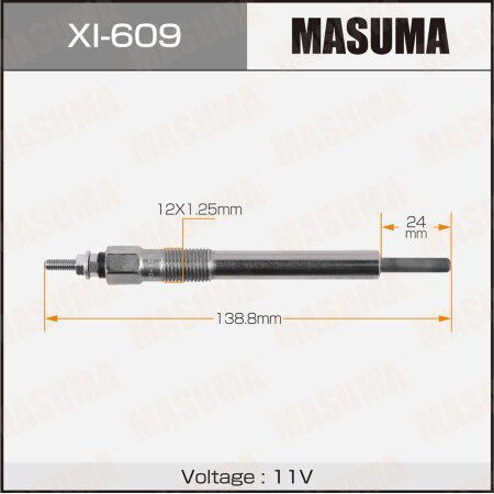 Glow plug Masuma, XI-609