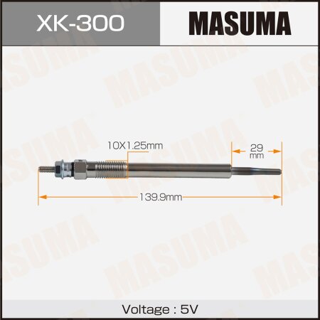 Glow plug Masuma, XK-300