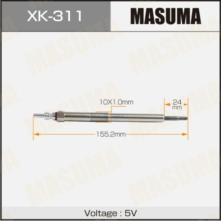 Glow plug Masuma, XK-311