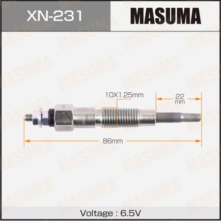 Glow plug Masuma, XN-231