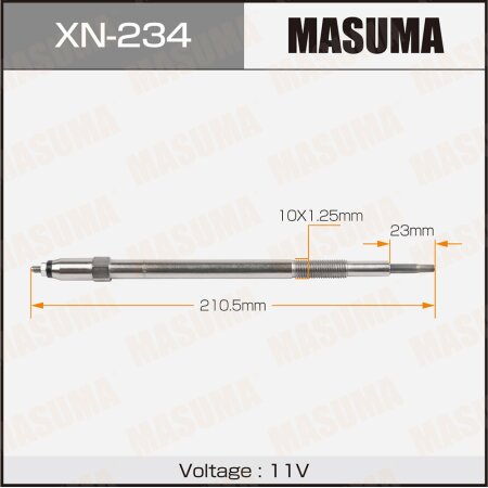 Glow plug Masuma, XN-234