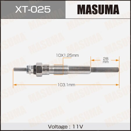 Glow plug Masuma, XT-025