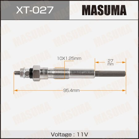 Glow plug Masuma, XT-027