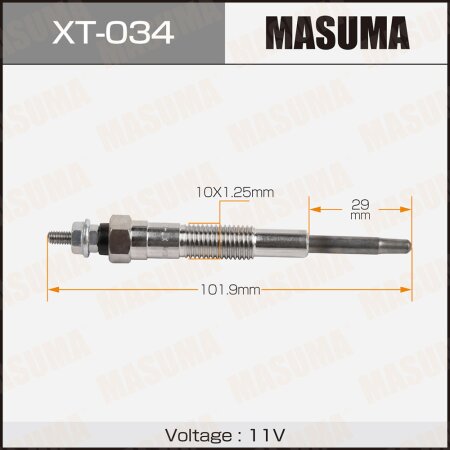 Glow plug Masuma, XT-034